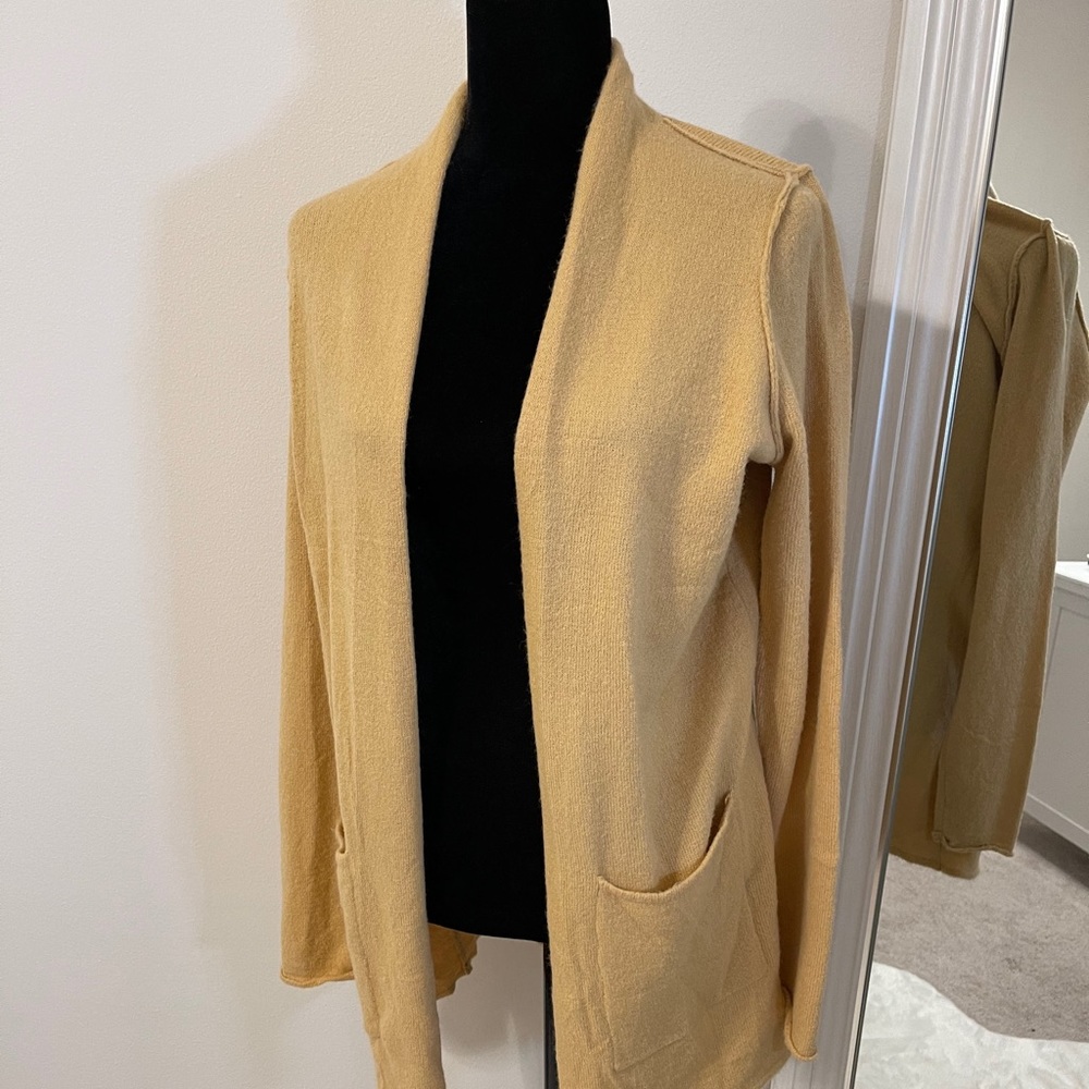 Mustard Sweater Boutique Cardigan